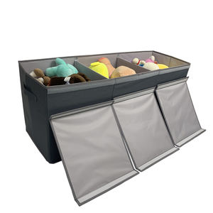 Caja de almacenamiento de impresión de tamaño personalizable, caja de almacenamiento de ropa y tela para el hogar, caja de almacenamiento de juguetes plegable multifuncional grande - Product Image 2