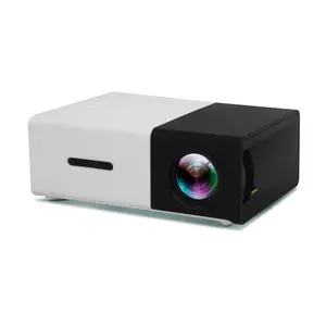 YG300迷你投影仪音频YG-300高清USB迷你投影仪支持1080P家用媒体播放器YG300 Proyector Drop发货