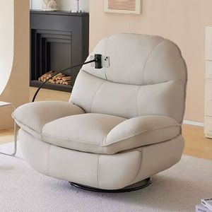 Recliner Chair With Reclining And Revolving Function For Living Room Single Sofa Seat Adult Use Foam Filling - Product Image 3