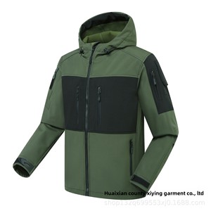 Giacca di Alta Qualità da Uomo, Autunnale, Imbottita, Calda, Softshell, Impermeabile, con Cappuccio, per Escursionismo e Attività all'Aperto - Product Image 2