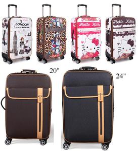 Popular 20 24 28 Inch Pu Leather Printing Luggage Set Airport Boarding Travel Bag <strong>Flight</strong> Luggage Case Outdoor Trolley <strong>Suitcase</strong> - Product Image 4