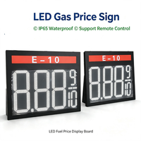 Panneau d'affichage LED de prix de station-service de 36 pouces (8,889/10) pour extérieur, grand format, pour affichage des prix de carburant