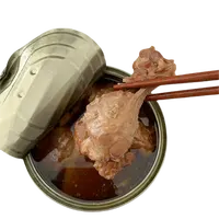 Carne in scatola Halal delle ali di pollo in scatola dell'alimento istantaneo all'aperto 397g
