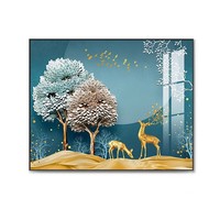 Cache-boîtier de compteur électrique en plastique durable 40x30cm, décoratif, type toile, pour masquer les appareils électriques, décoration murale, artisanat