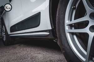 KM สไตล์ <span class=keywords><strong>TKT</strong></span> <span class=keywords><strong>2018</strong></span>-up สำหรับ Macan กันชนหลัง95B.2ดิฟฟิวเซอร์ด้านหน้าขอบข้างกระโปรงชุดบอดี้คิทอัปเกรดวัสดุ PP PU ใหม่ - Product Image 4