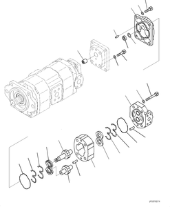 Nouvelle pompe hydraulique en fonte XLF Assy 705-95-07121 pour camion HD785-7 Haute efficacité - Product Image 4