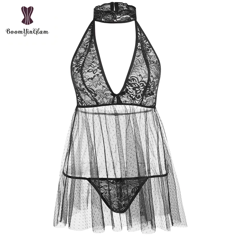 Conjunto de lingerie feminina com decote em v, roupa íntima feminina babydoll, roupa de dormir confortável, lingerie fotográfica inglaterra