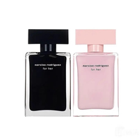 Bouteille de parfum en verre à sertir carré rose 100 ml Bouteilles de recharge de parfum au design luxueux 50 ml Vaporisateur de parfum de qualité supérieure