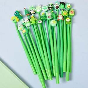 Promoción: Bolígrafos de Gel de Goma con Forma de Fruta 3D, Lindos, Kawaii, de Dibujos Animados, Modernos, Personalizados, 0.5mm, Negro/Azul/Multicolor, Bolígrafo Neutro - Product Image 3