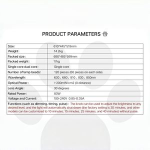 Azure PDT Infared <span class=keywords><strong>Dog</strong></span> Cat <span class=keywords><strong>Pet</strong></span> Crate ODM/OEM Terapia de luz roja Carrier Kennel Small Animal Health Device Bed Type Houses Metal - Product Image 6