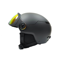 Casque de ski et de snowboard LS2 Custom Dual Sport en polyester et nylon unisexe, sécurité renforcée, sports d'hiver, confortable, respirant, avec lunettes
