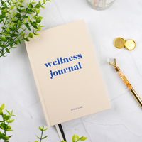 Impression de logo personnalisé Organisateurs A5 Planificateur holistique Journal de santé et de bien-être