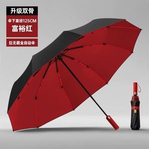 Parapluie pliant automatique géant 20 baleines, 120 cm, triple pliage, décontracté, anti-UV, coupe-vent, idéal comme cadeau d'affaires - Product Image 1