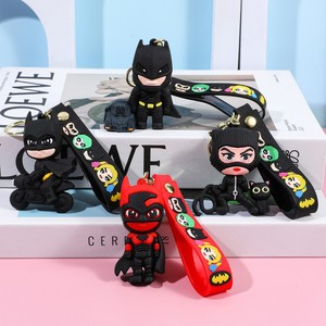 Llavero de superhéroe <span class=keywords><strong>Harley</strong></span> <span class=keywords><strong>Quinn</strong></span>, colgante de <span class=keywords><strong>muñeca</strong></span> payaso femenina de gel de silicona no tóxico, regalo promocional de moda americana - Product Image 2