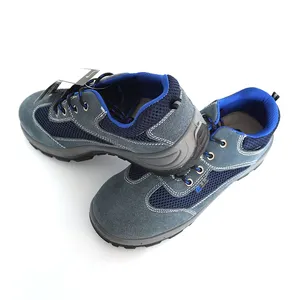 Botas de segurança eletrostáticas para homens, calçados leves de proteção industrial com biqueira de aço