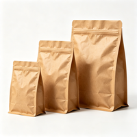 Sachet Doypack Personnalisé en Papier Kraft Imperméable pour Céréales, Noix, Snacks et Aliments en Vrac – Vente en Gros