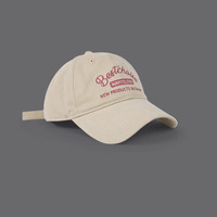 Gorras de Béisbol Ajustables de Tela de Algodón, Estilo Retro, Versátiles, Suaves, que Estilizan el Rostro, con Logotipo Bordado