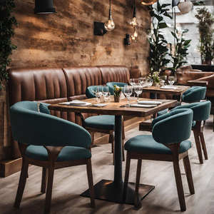 Ensemble de meubles de restaurant classique de luxe Timberight Mobiliario Para Restaurante utilisé pour les projets de bar, de pub, de <span class=keywords><strong>Paris</strong></span>, de Turquie et d'Asie - Product Image 5