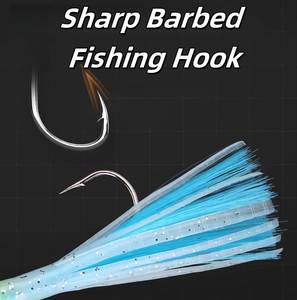Sneda Led Glow Octopus <span class=keywords><strong>Rig</strong></span> 2/0 Haken Aas Vissenset Cr425 Batterij Zout Water Klaar Voor Makreel/Cutlassfish Karper/Bass Target - Product Image 6