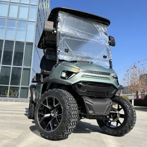 Exclusive Right Factory Electric Street Legal Golf Cart 4 Wheel 72V Electrical Mini Keep Golf Cart Sightseeing Bus