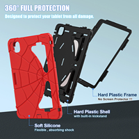 Étui antichoc pour iPad Pro 11 M5 2025 M4 2024 avec support pliable, sangle d'épaule, porte-stylo, coque de protection robuste pour enfants, thème anime