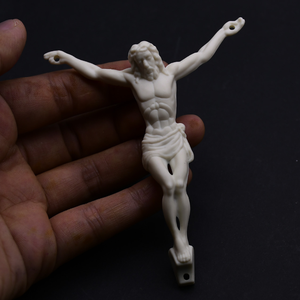 אביזרי פסלון ישו מפלסטיק, קישוטי צלב, אביזרי קישוט, פסלון - Product Image 5