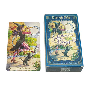 Impresión de Mazos de Tarot Divinos con Diseño Personalizado de Fábrica, Mazo de Oráculos de Alta Calidad Aceptable para OEM con Guía - Product Image 5