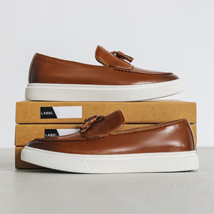 Chaussures habillées Oxford légères et imperméables faites à la main de haute qualité, imprimées, à enfiler, classiques pour l'automne, idéales pour le bureau et la carrière - Product Image 5