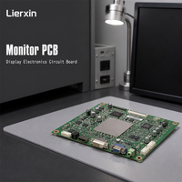 Carte de circuit électronique d'affichage Lierxin pour moniteur, applications OEM