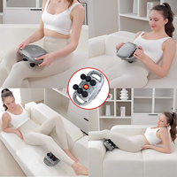 Pistolet de massage portatif à six têtes, adapté aux massages, relaxation des tissus profonds, massage du cou, des jambes et du dos