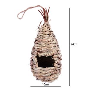 批发草鸟小屋手工编织草鸟屋户外挂草雀鸟巢 - Product Image 3