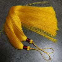 Sjzmm haute qualité 35cm grands glands en soie frange pour la décoration de fête gland en soie porte-clés gland en soie pour collier de bijoux