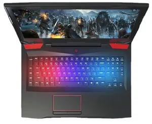 Wholesale 17 inch Core i7 7700HQ DDR4 32GB Ram gaming laptop computer with 5 colors backlit keyboard and big screen laptop