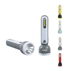 Linterna LED de Camping de Plástico Recargable de Emergencia con Logotipo Personalizado, la Mejor Linterna de Bolsillo Económica para Exteriores - Product Image 1