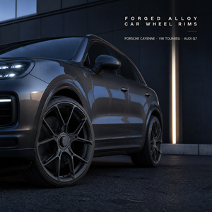 Jantes en alliage forgé 20 21 pouces multi-rayons noir satiné Flow Forming 5x130 pour Porsche Cayenne VW Touareg Audi Q7 - Product Image 6