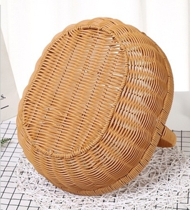 <span class=keywords><strong>Cesta</strong></span> <span class=keywords><strong>de</strong></span> Picnic <span class=keywords><strong>de</strong></span> Plástico y Ratán Ovalada Clásica, <span class=keywords><strong>Grande</strong></span>, Resistente, para Servir Alimentos y Frutas, Ideal para Campamentos al Aire Libre - Product Image 6