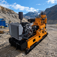 Nouvelle Foreuse Rotative de Puits d'Eau XY-3 FEIYANG à Moteur Diesel, Pompe Max. 600m, Diamètre de Forage 325MM, sur Roues, Large Plage de Tige de 1 An, Moteur à Large Gamme de Vitesse