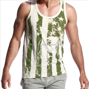 KITTM10 <b>White</b> Knitted Plus Size Men's Tank Top Casual Fitness Gym Clothing Breathable Quick Dry Eco-Friendly 100% Cotton Logo - Product Image 2