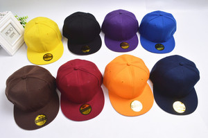 Nhà Máy ban đầu tùy chỉnh thực hiện đồng bằng phẳng vành mũ nhiều màu trống Snapback mũ - Product Image 3