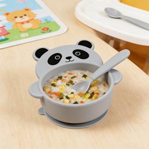 Tazón de Silicona para Bebés, con Succión, Colorido, Saludable, Libre de BPA, de Grado Alimenticio, con Diseño de Animales, Venta al Por Mayor - Product Image 2