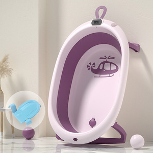 Vasche da bagno pieghevoli per bambini in plastica di nuovo Design vasche da bagno portatili profonde per il bagno e la doccia del bambino - Product Image 5