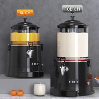 Distributeur de chocolat chaud électrique en acier inoxydable 5L 10L, directement de l'usine, pour usage domestique et commercial