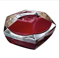 Ensemble élégant de chauffe-plats octogonaux rouge rubis 3 pièces, casseroles isothermes 5L 6L 7L en acier inoxydable, pour réceptions