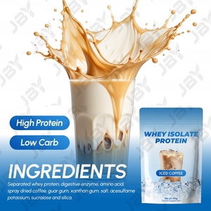 Proteína de Suero de Leche Aislada JBY en Polvo, Sabor Café Helado, para Adultos, Proteína Instantánea en Polvo, OEM/ODM, Alimento <span class=keywords><strong>Saludable</strong></span> - Product Image 3