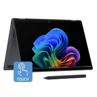 Ordinateur portable professionnel H&P Omnibook 360 X 16 pouces avec écran tactile OLED 2,8K 120Hz, processeur Ultra 7 358H ou Ultra 9 388H, 32 Go de RAM, SSD 1 To et stylet