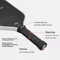 Raqueta de Pickleball de Fibra de Carbono T700 de 4.ª Generación, Personalizable, de Alta Gama, Ligera, Compatible con USAPA, con Núcleo de Espuma de 4.ª Generación