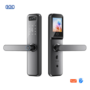 Kk thông minh khóa cửa hợp kim nhôm gỗ Wifi máy ảnh công nhận tuyaapp từ xa mở Khóa cảm ứng sinh trắc học vân tay mật khẩu - Product Image 1
