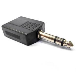Adaptateur <span class=keywords><strong>4K</strong></span> pour ordinateur portable, projecteur, microphone, guitare, <span class=keywords><strong>prise</strong></span> mâle <span class=keywords><strong>double</strong></span> 3,5 mm/6,35 mm - Product Image 3