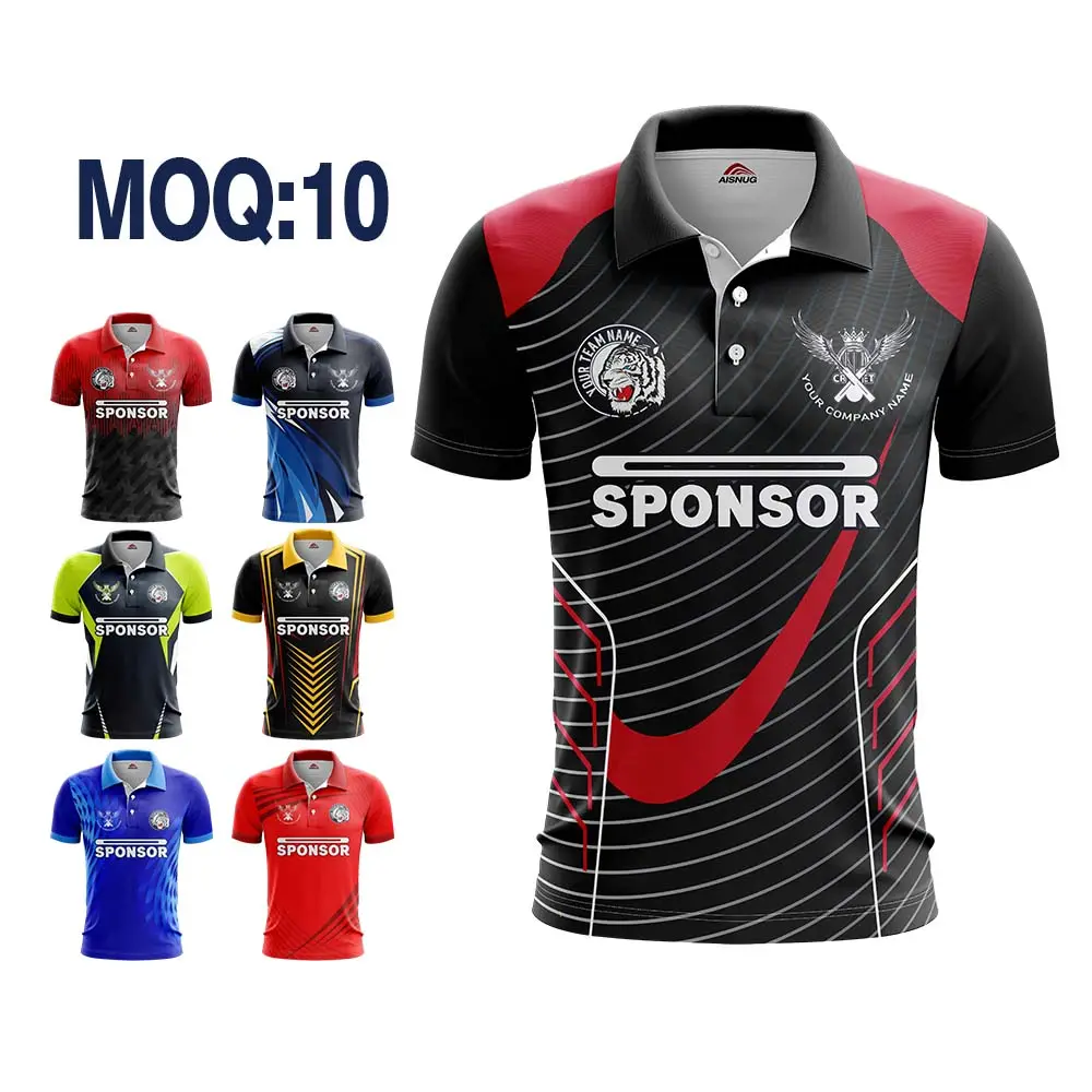 new design custom cricket team full sleeve cricket jersey design