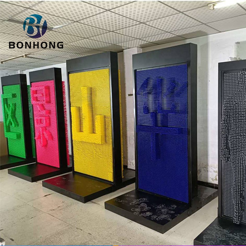 Производство Bonhong, прямые научные музейные скульптуры, 3D-печатная доска, игла, настенный парк развлечений для развлечений